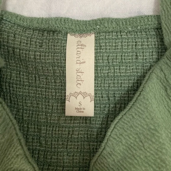Green Altar’d State Dress. Small. Super cute! - Picture 2 of 2